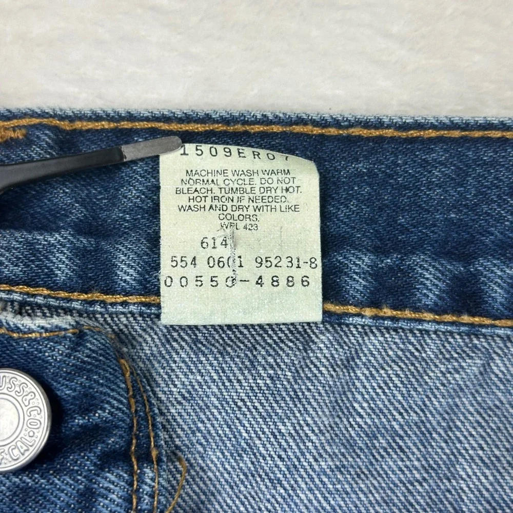 Levi's‎ 550 Jeans Mens 34x30 Blue Relaxed Fit Tapered Leg Denim 100% Cotton VTG